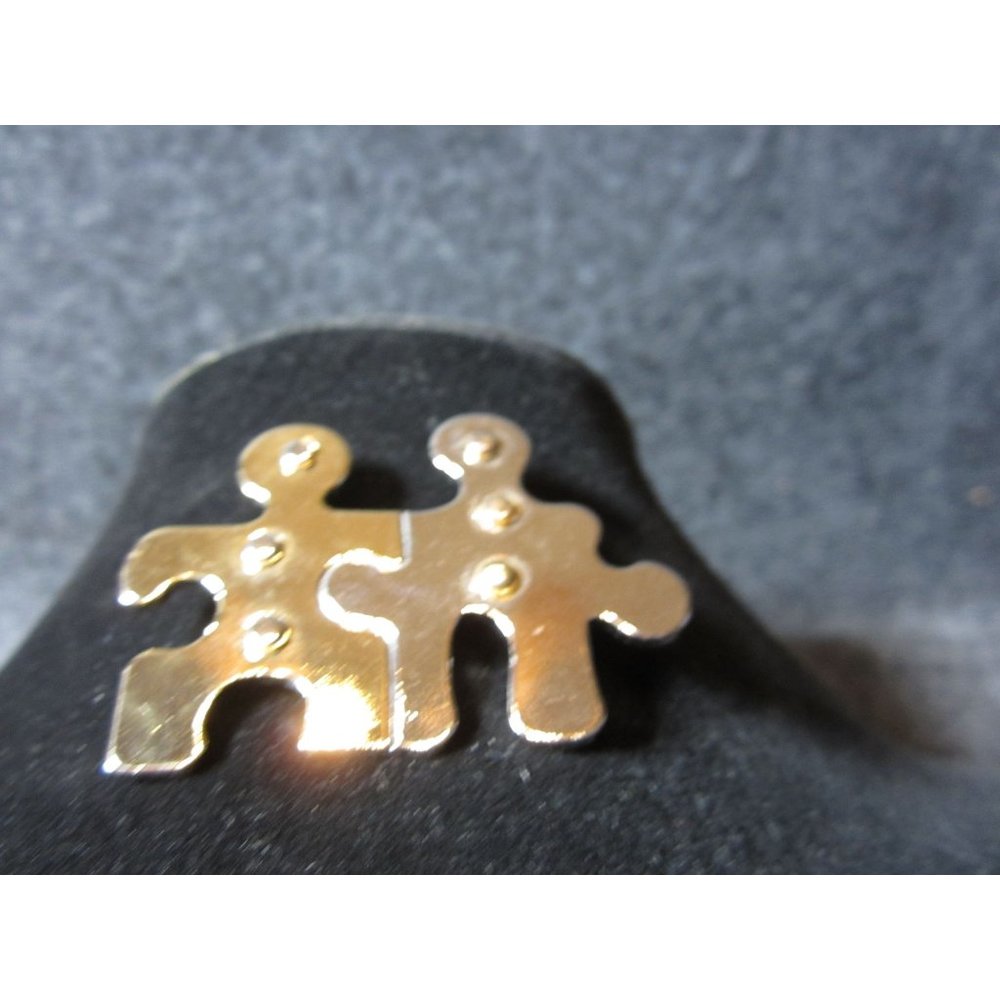 Autism awareness brooch Puzzle pieces,